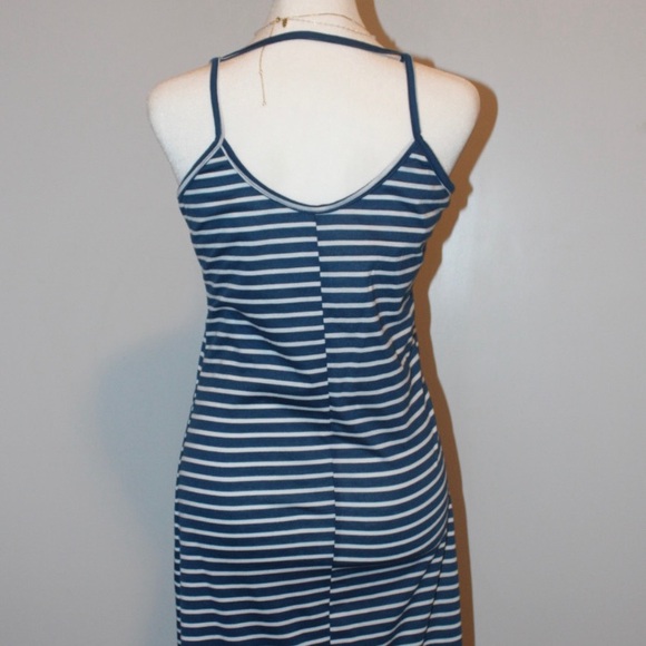 Striped blue and white dress - Picture 6 of 6